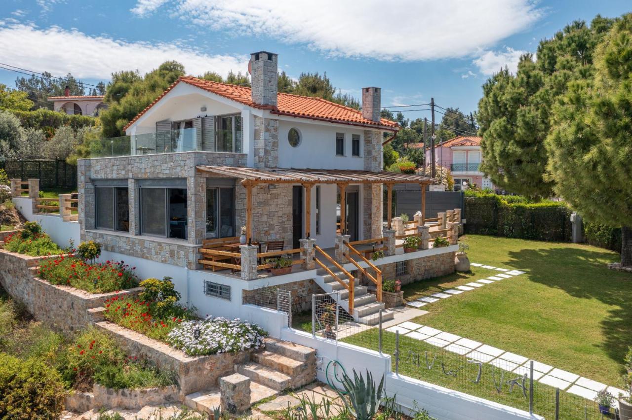 Crystal Beach Villa Chalkida Exterior photo