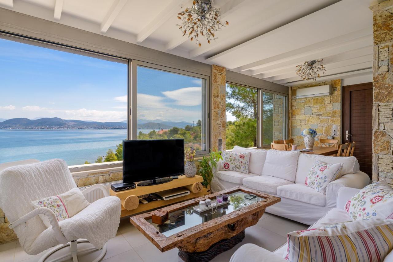 Crystal Beach Villa Chalkida Exterior photo