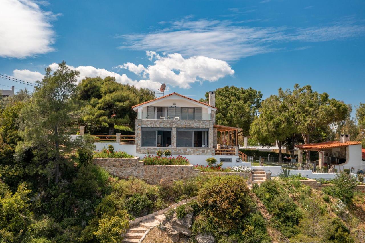 Crystal Beach Villa Chalkida Exterior photo