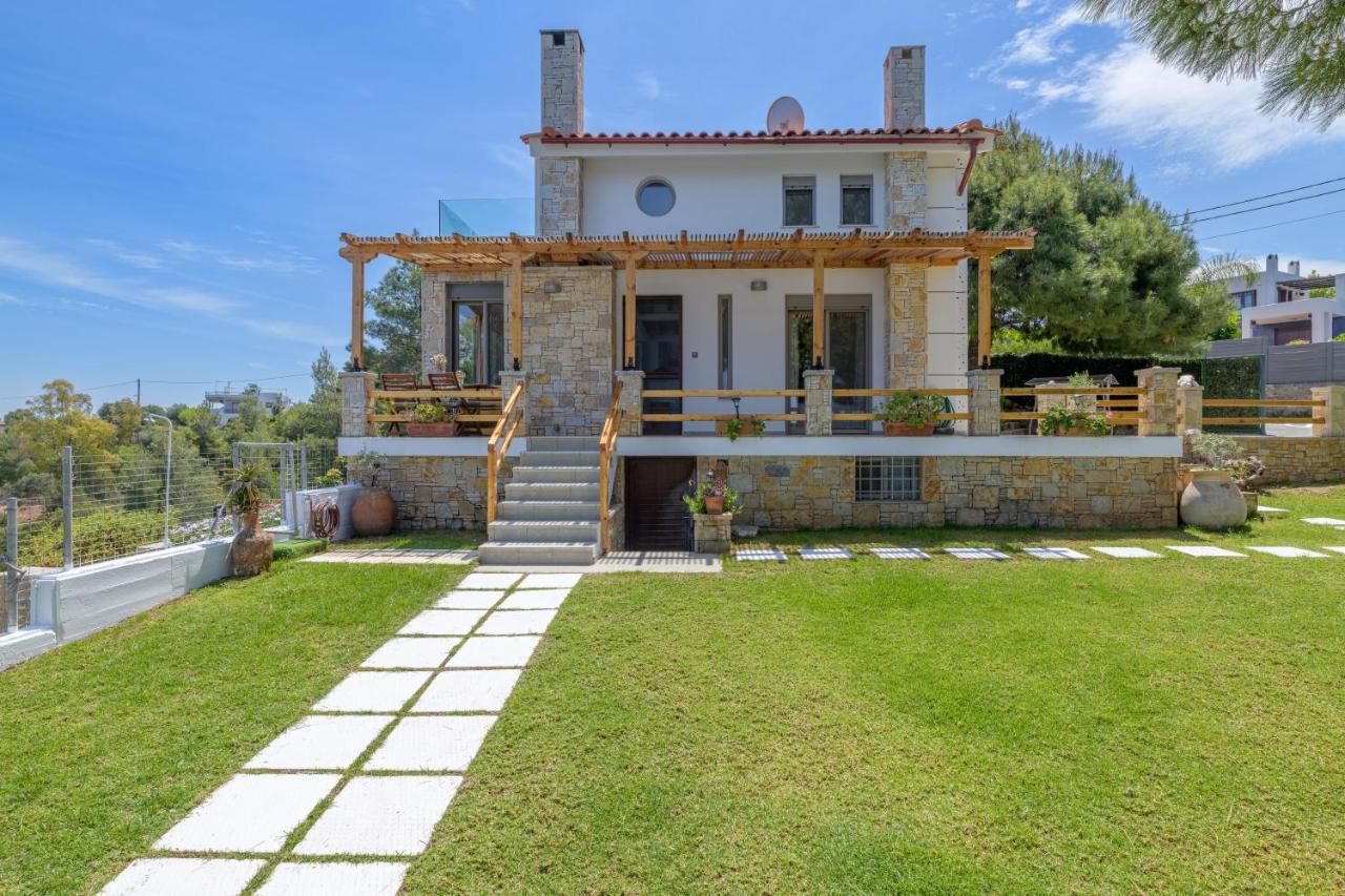 Crystal Beach Villa Chalkida Exterior photo